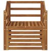 vidaXL Utend&oslash;rs sofa-sett Naturlig 67 x 63 x 73 cm Solid akasietre