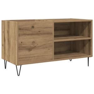 vidaXL Plateskap artisan eik 84,5x38x48 cm konstruert tre