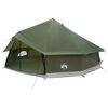 vidaXL Tipi telt Olivengr&oslash;nn 600 x 600 x 350 cm Polyester og st&aring;l