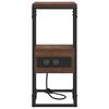 vidaXL Nattbordskap brun eik 41.5 x 26 x 60.5 cm Konstruert tre