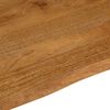 vidaXL Bordplate 60x60x3,8 cm naturlig kant heltre mango