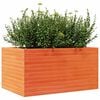 vidaXL Plantekasse voksbrun 90x60x45,5 cm heltre furu