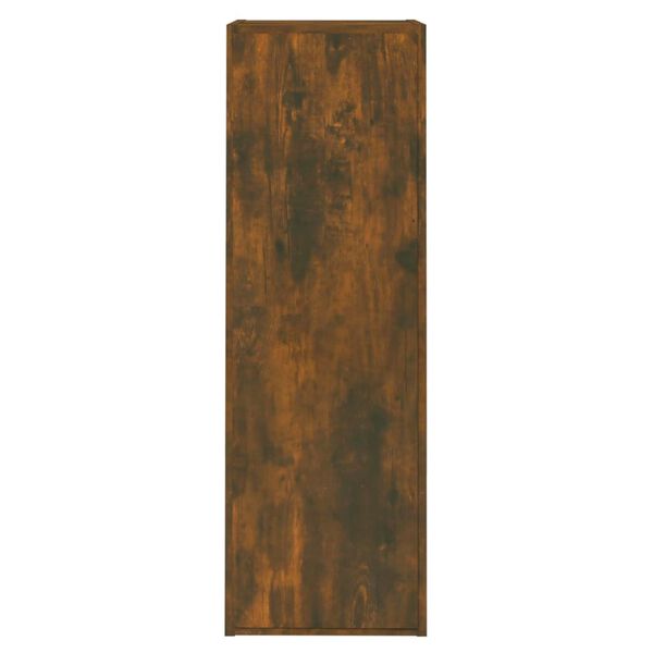 vidaXL TV-benk r&oslash;kt eik 30,5x30x90 cm konstruert tre