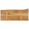 vidaXL Bordplate med naturlig kant 90x30x2,5 cm heltre mango