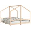 vidaXL Barnesengeramme 2x(90x200) cm heltre furu