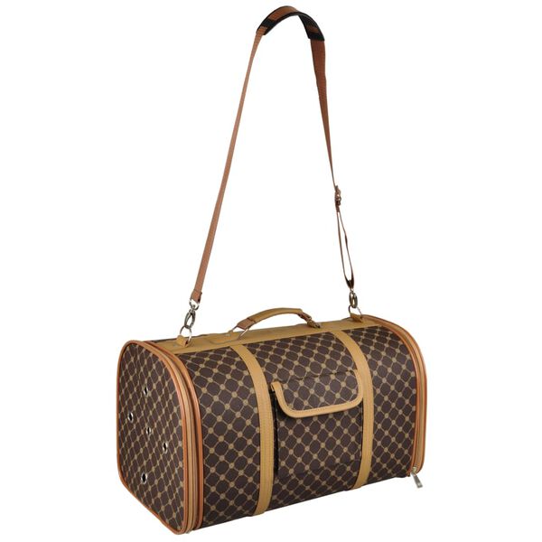 FLAMINGO B&aelig;reveske for kj&aelig;ledyr Chloe 2 brun 45x26x26 cm