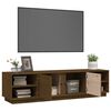 vidaXL TV-benk honningbrun 156x40x40 cm heltre furu
