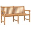 vidaXL Hagebenk 150 cm heltre teak