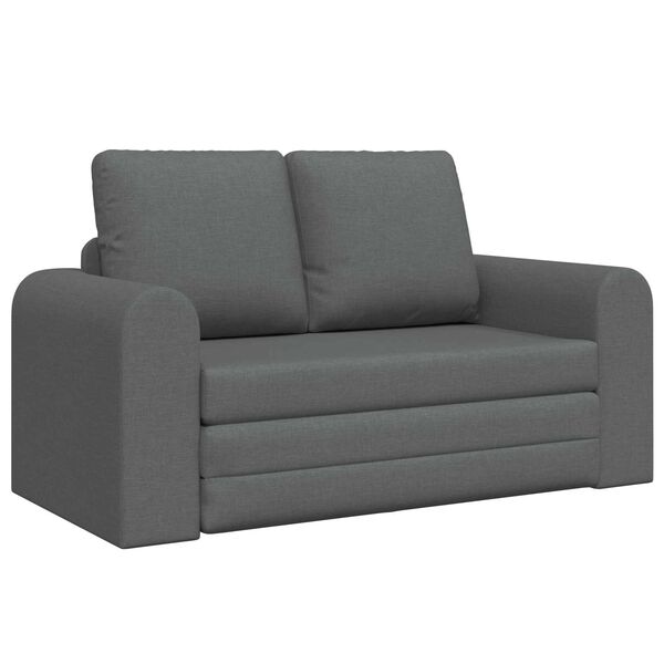 vidaXL Sammenleggbar Sofa seng M&oslash;rkegr&aring; 148 x 71 x 83 cm stoff
