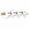 vidaXL Industriell vegglampe hvit 90x25 cm E27