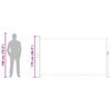 vidaXL Uttrekkbar sidemarkise 170x300 cm brun