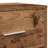 vidaXL Nattbord med skuff gammelt tre 40x34x50 cm