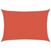 vidaXL Solseil 160 g/m&sup2; terrakotta 2,5x4 m HDPE