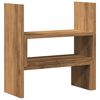 vidaXL Justerbar bordhylle artisan eik 40x17x41 cm konstruert tre