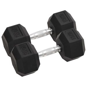 vidaXL Manualer 2 stk 10 kg totalt st&oslash;pejern