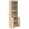 vidaXL Highboard sonoma eik 50x35x180 cm konstruert tre