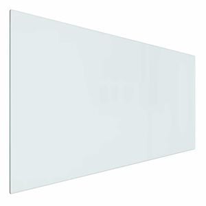 vidaXL Peisglassplate Gjennomsiktig 100 x 50 cm Glass