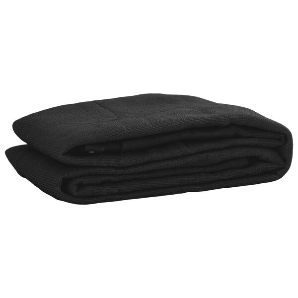 vidaXL Tilhengernett HDPE 1,5x2,7 m svart