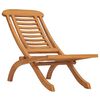 vidaXL Sammenleggbar stol i heltre teak