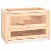 vidaXL Hamsterbur 60x35,5x42 cm heltre gran