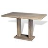 vidaXL Spisebord MDF eikeutseende
