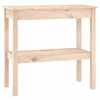 vidaXL Konsollbord 80x40x75 cm heltre furu