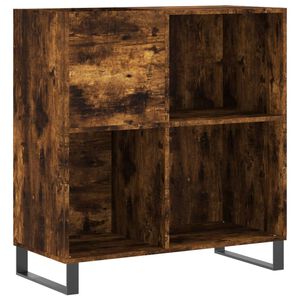 vidaXL Hifi-benk r&oslash;kt eik 84,5x38x89 cm konstruert tre