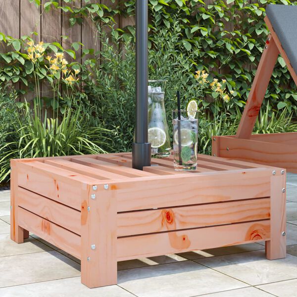 vidaXL Parasollfotdeksel heltre furu