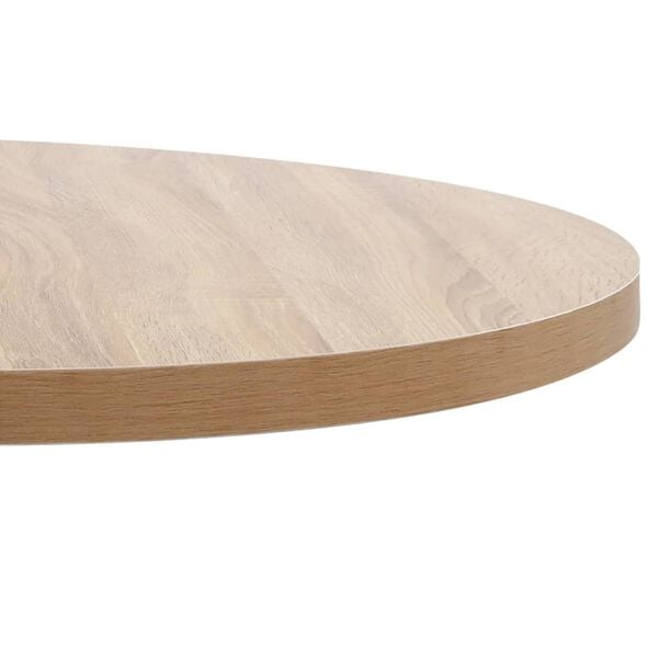 vidaXL Bistrobord lysebrun 80 cm MDF
