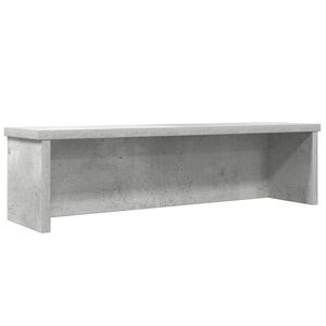 vidaXL Kj&oslash;kkenstativ stablebare betonggr&aring; 50x15x16 cm konstruert tre