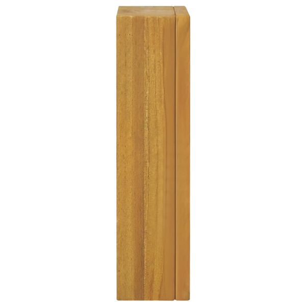 vidaXL Speilskap 30x10x40 cm heltre teak