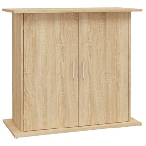 vidaXL Akvariestativ Sonoma eik 81x36x73 cm konstruert tre