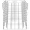 vidaXL Gabion høybed galvanisert stål 90x90x100 cm