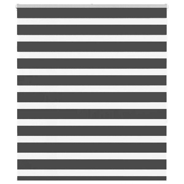 vidaXL Sebragardin svart 125x150 cm stoff bredde 120,9 cm polyester