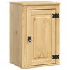 vidaXL Kabinett SKI HonningBrun 40 x 32 x 60 cm Massiv furu