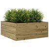 vidaXL Plantekasse 110x110x46 cm impregnert furu