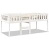 vidaXL Barneseng uten madrass hvit 90x190 cm heltre furu