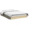 vidaXL Sengeramme uten madrass sonoma eik 140x200 cm konstruert tre