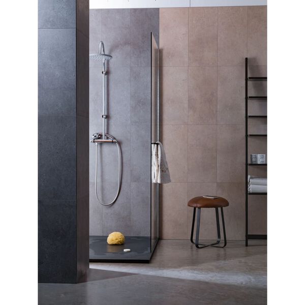 Grosfillex Veggbelegg flis Gx Wall+ 11 stk skifer 30x60 cm kremhvit