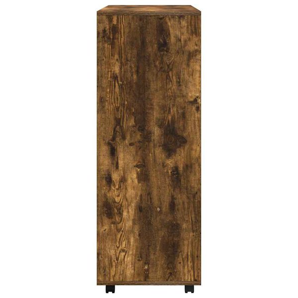vidaXL Garderobe r&oslash;kt eik 80x40x110 cm konstruert tre