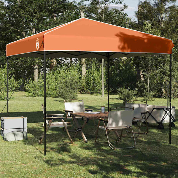 vidaXL Canopy telt Oransje 243 x 243 x 251 cm stoff
