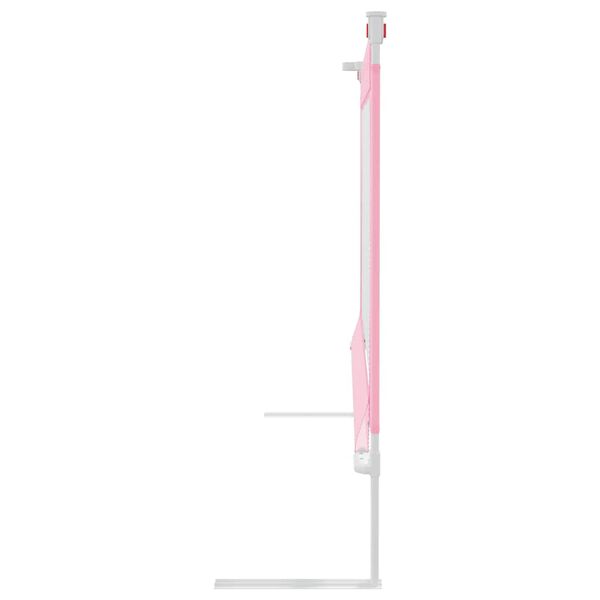 vidaXL Sengehest småbarn rosa 150x25 cm stoff