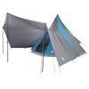 vidaXL Tipi telt med tak med lagring Bl&aring; 510 x 690 x 330 cm taft