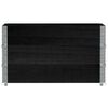 vidaXL Hageplantekasse svart 100x50 cm heltre furu