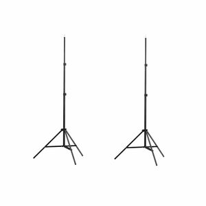 vidaXL Lysstativ 2 stk h&oslash;yde 78-210 cm