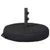 vidaXL Patio parasollfot 53 x 53 x 40 cm St&aring;l Svart