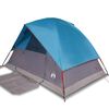 vidaXL Kuppeltelt for camping 4 personer bl&aring; vanntett