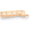 vidaXL Hagesofagruppe 5 deler heltre furu