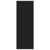 vidaXL Vegghylle svart 45,1x16x45,1 cm konstruert tre