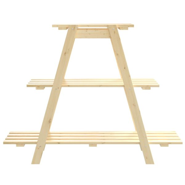 vidaXL Blomsterstativ 101x23x79 cm heltre furu